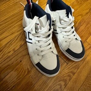 Kids White and Black Sneakers